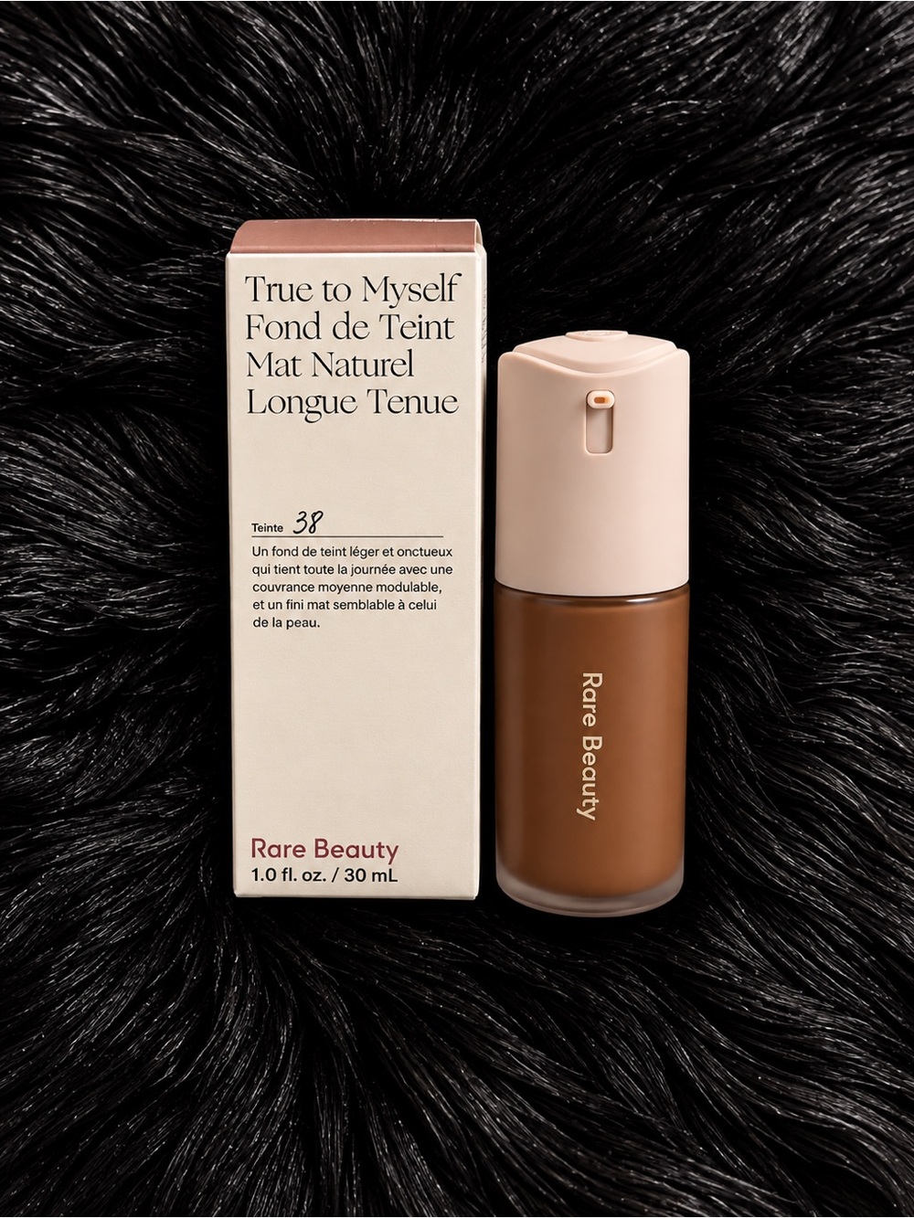 Rare Beauty True to Myself Matte Foundation - Beige Cap, Brown Bottle